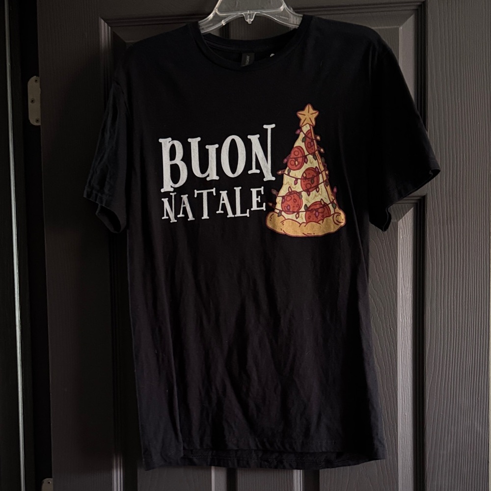 Gildan Black 'Buon Natale' Holiday Tee